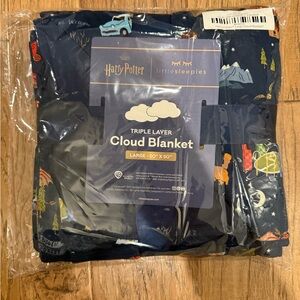 Little Sleepies Harry Potter Evening at Hogwarts Blanket NWT